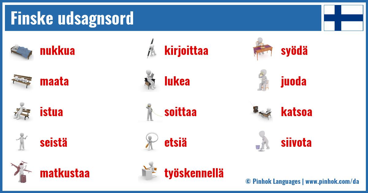 Finske udsagnsord