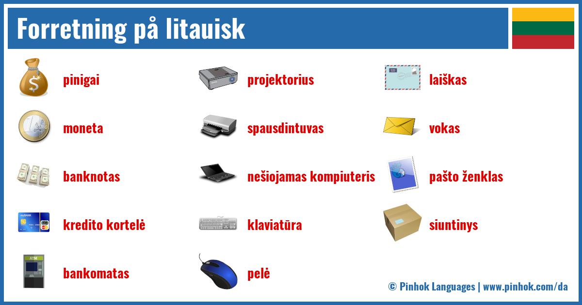 Forretning på litauisk