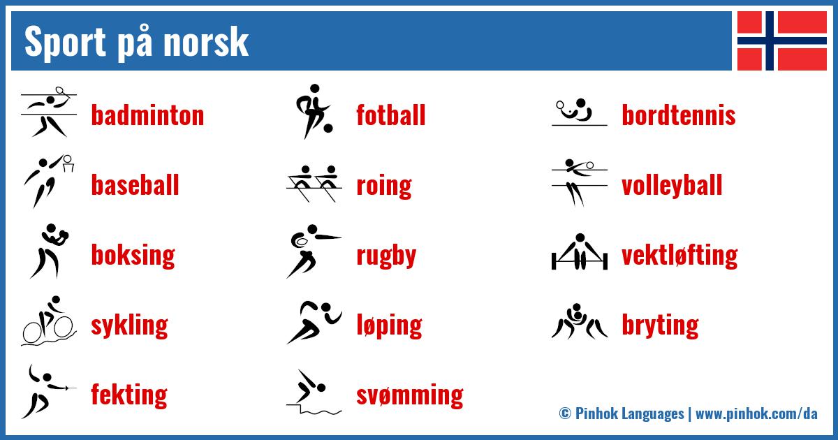 Sport på norsk