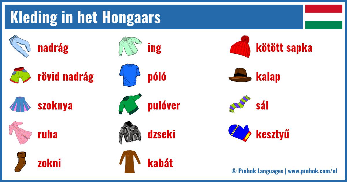 Kleding in het Hongaars