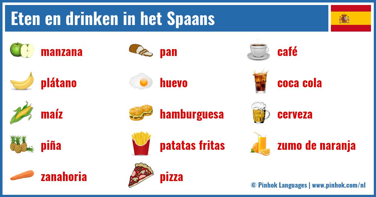 Eten en drinken in het Spaans