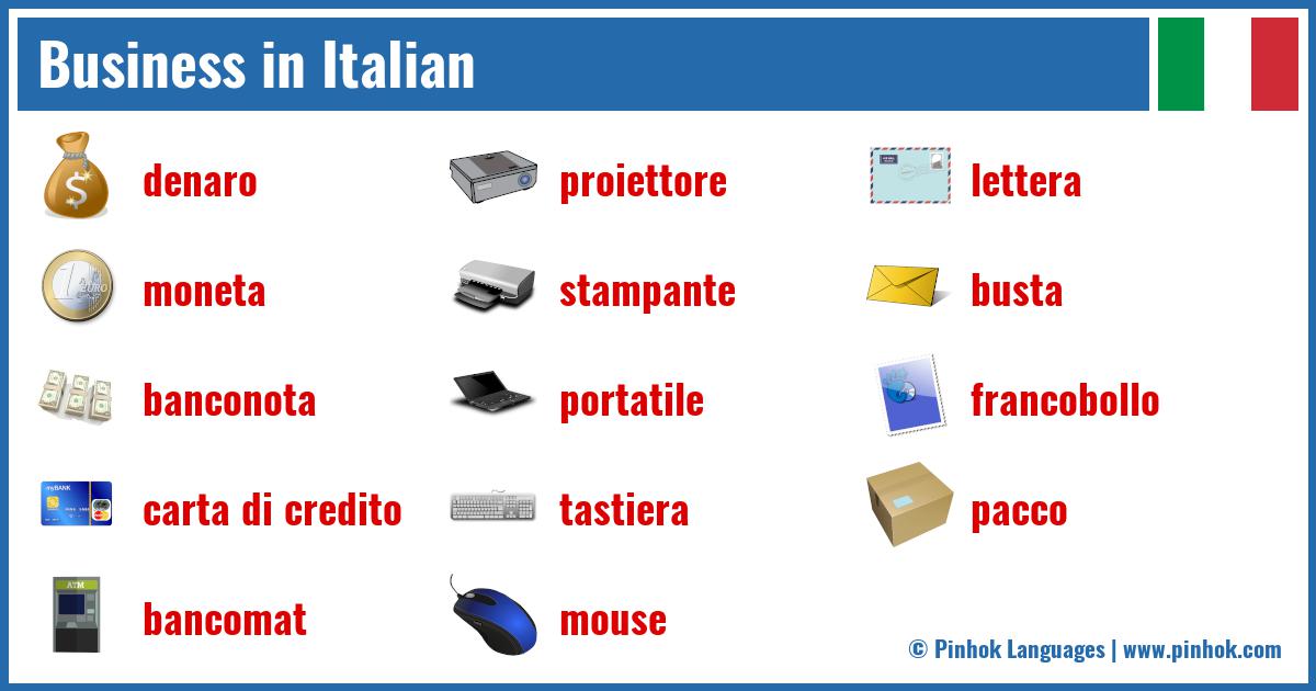 Business in Italian