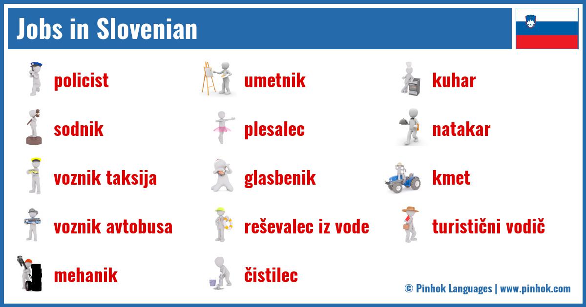 Jobs in Slovenian