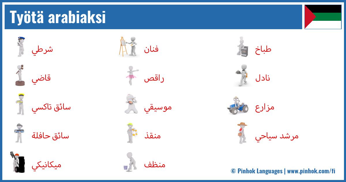 Työtä arabiaksi