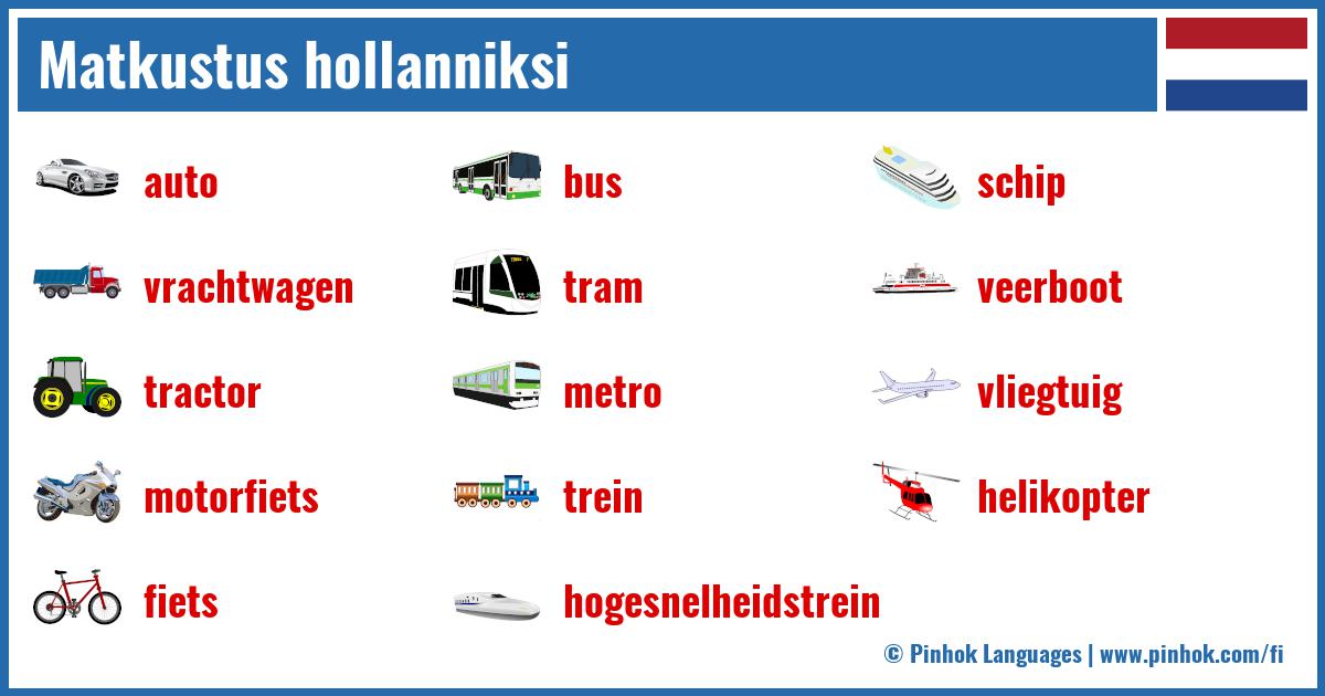 Matkustus hollanniksi