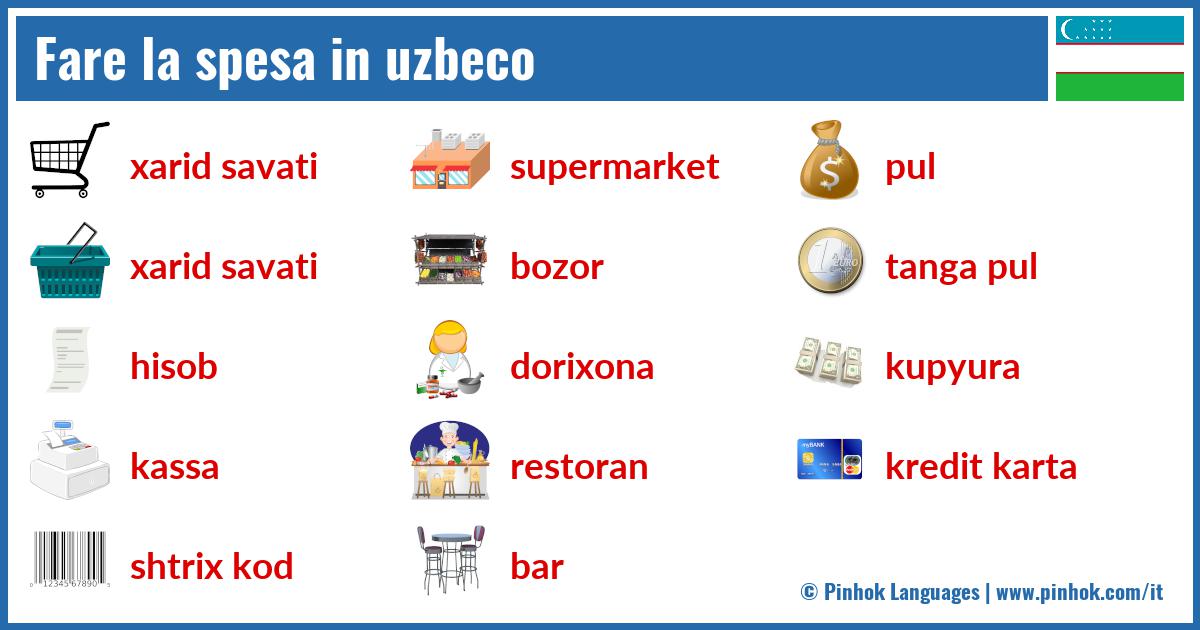 Fare la spesa in uzbeco