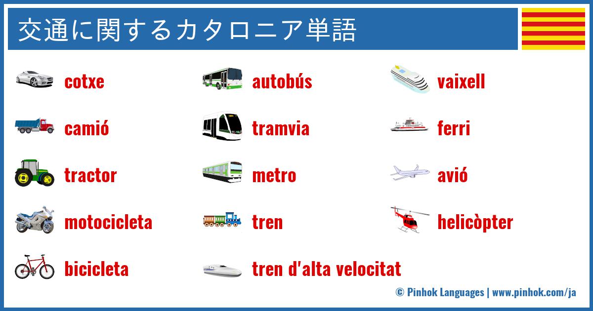 交通に関するカタロニア単語