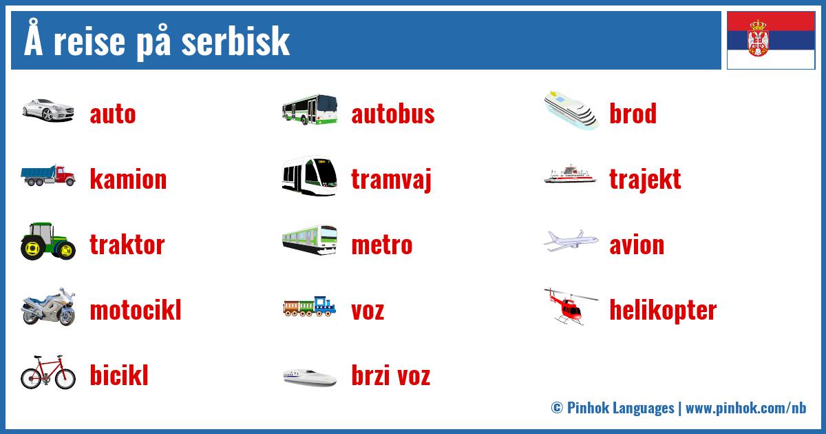 Å reise på serbisk