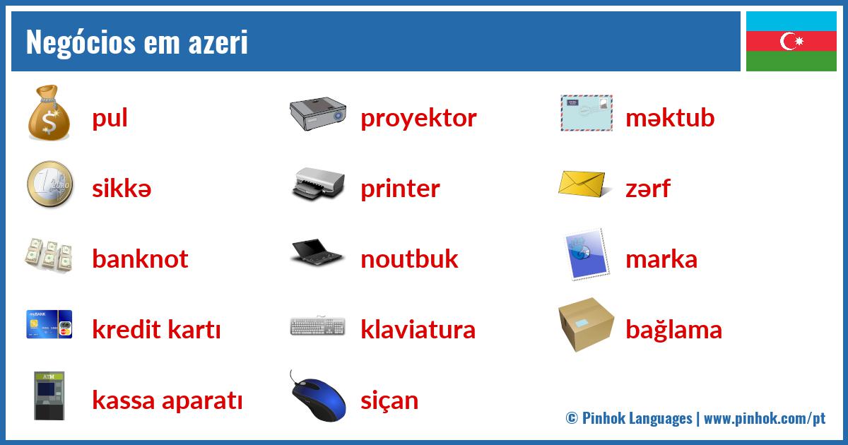 Negócios em azeri