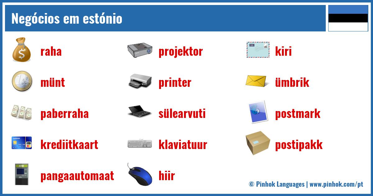 Negócios em estónio