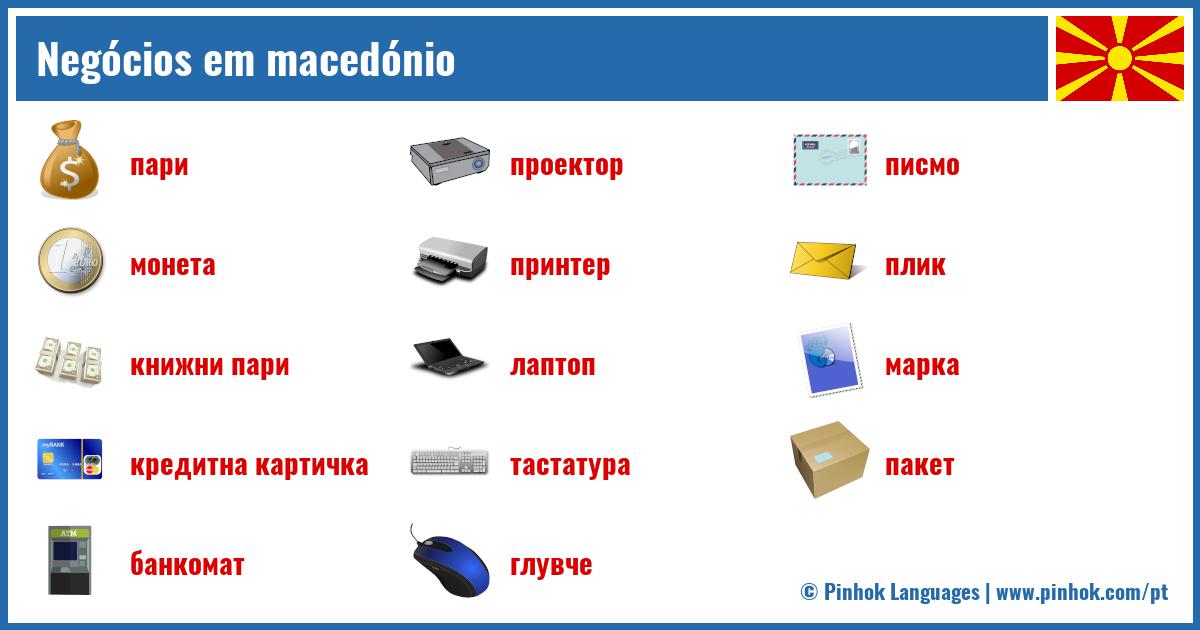 Negócios em macedónio