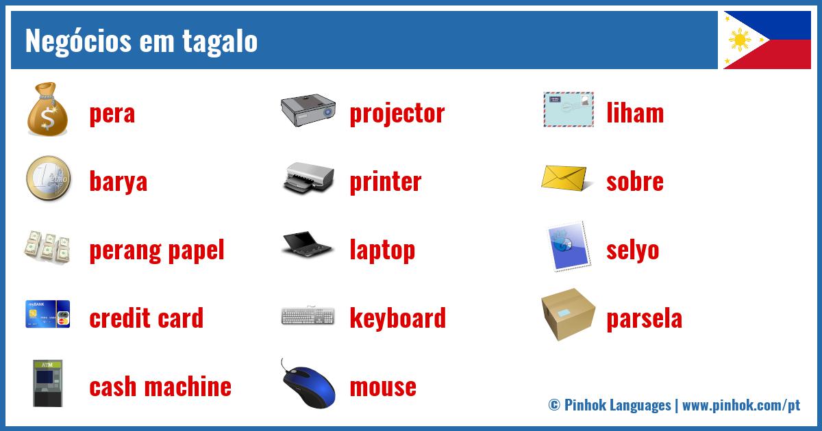 Negócios em tagalo