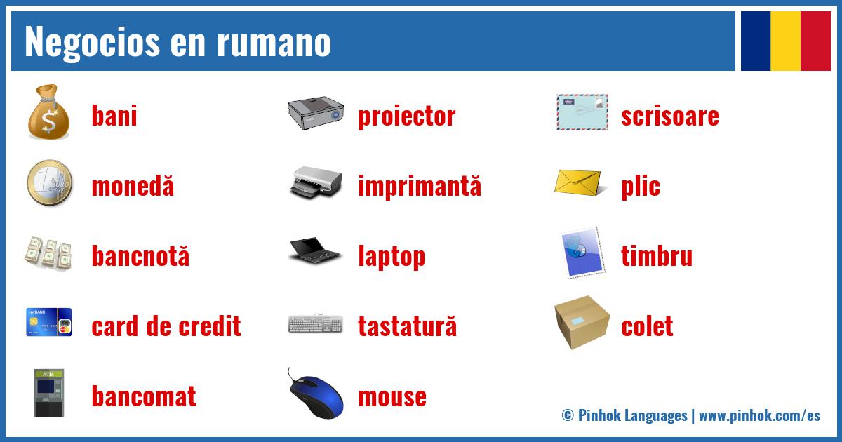 Negocios en rumano