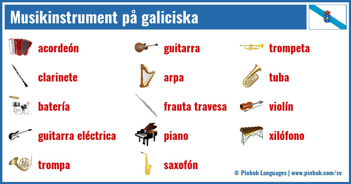 Musikinstrument på galiciska